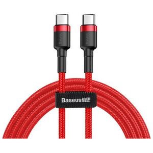 Kabel USB Baseus USB-C - USB-C 1 m Czerwony (CATKLF-G09)