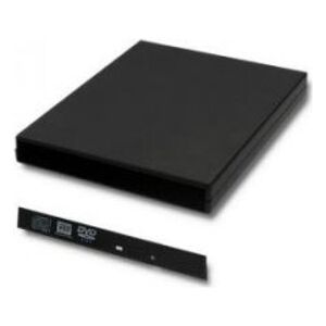 Kieszeń Qoltec na napęd optyczny CD/DVD SATA 12.7mm - USB 2.0 (51866)