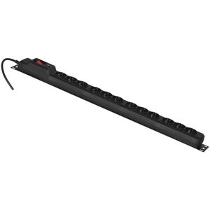 Listwa zasilająca Activejet Combo przeciwprzepięciowa 12 gniazd 1.5 m czarna