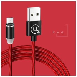 Kabel USB Usams USB-A - microUSB 1 m Czerwony (63740-uniw)