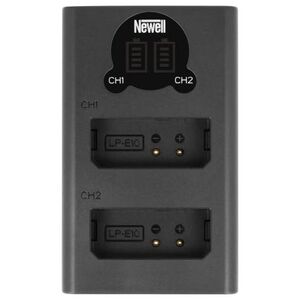 Ładowarka do aparatu Newell Ładowarka dwukanałowa Newell DL-USB-C do akumulatorów LP-E10