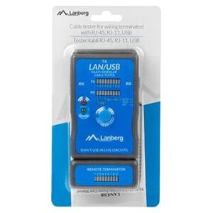 Lanberg Tester kabli RJ45 / RJ11 / USB (NT-0403)