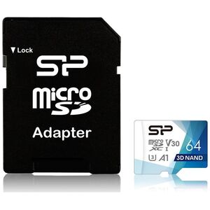 Karta Silicon Power Superior Pro Colorful MicroSDXC 64 GB Class 10 UHS-I/U3 A1 V30 (SP064GBSTXDU3V20AB)