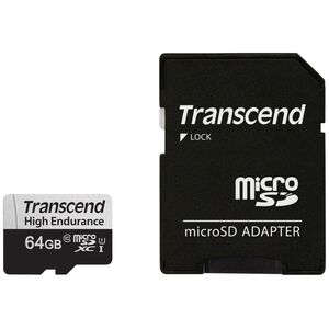 Karta Transcend 350V MicroSDXC 64 GB Class 10 UHS-I/U1  (TS64GUSD350V)