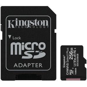 Karta Kingston Canvas Select Plus MicroSDXC 256 GB Class 10 UHS-I/U3 A1 V30 (SDCS2/256GB)