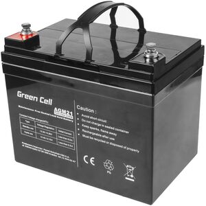 Green Cell GREEN CELL AKUMULATOR ŻELOWY AGM21 12V 33AH (AGM21) - ZSIGCEAKU0038