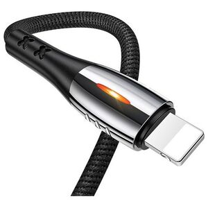 Kabel USB Usams USB-A - Lightning 1.2 m Czarny (63820-uniw)