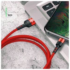 Kabel USB Usams USB-A - microUSB 1 m Czerwony (63762-uniw)