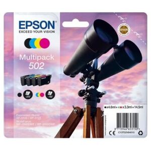 Tusz UPrint Tusz C13T02W14010, 502XL, T02W140, black, 550s, 13.2ml, E-502XLB, dla Epson XP-5100, XP-5105, WF-2880d