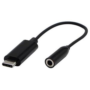 Adapter USB USB-C - Jack 3.5mm Czarny