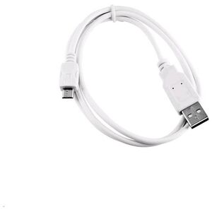 Kabel USB C-Tech USB-A - microUSB 2 m Biały (CB-USB2M-20W)