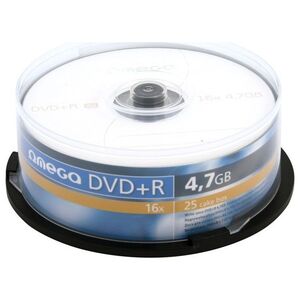 Omega DVD+R 4.7 GB 16x 25 sztuk (56820)