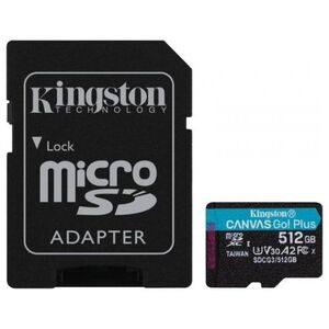 Karta Kingston Canvas Go! Plus MicroSDXC 512 GB Class 10 UHS-I/U3 A2 V30 (SDCG3/512GB)