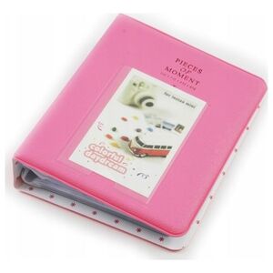 LoveInstant Album na 64 Zdjęcia do Fujifilm INSTAX MINI 7 8 9 11 - Różowy