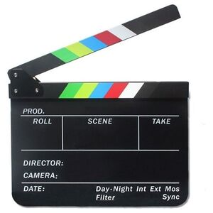 Commlite Klaps Filmowy 30x25cm / Kolor / Na Pisaki - Mazaki