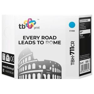 Tusz TB Print Tusz do HP DesignJet T530 TBH-711CR CY ref.-TBH-711CR