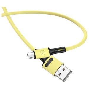 Kabel USB Usams USB-A - microUSB 1 m Żółty (69872-uniw)