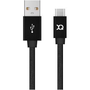Kabel USB Xqisit USB-A - USB-C 1.8 m Czarny (112200)