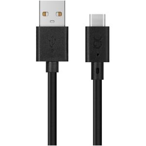 Kabel USB Xqisit USB-A - USB-C 3 m Czarny (112294)