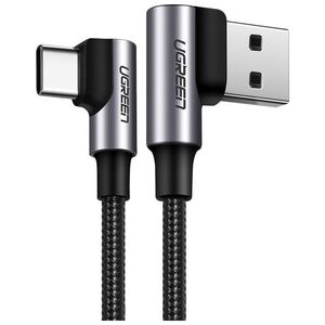 Kabel USB Ugreen USB-A - USB-C 1 m Szary (76210)