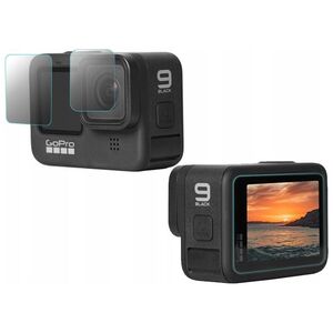 SunnyLife Osłona Szkło 3w1 Na Ekran Lcd + Obiektyw Do Gopro Hero 9 Black