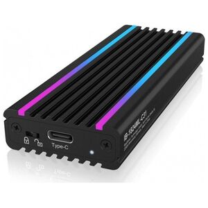 Kieszeń Icy Box USB-C 3.2 Gen 2 - M.2 NVMe SSD RGB (IB-1824ML-C31)