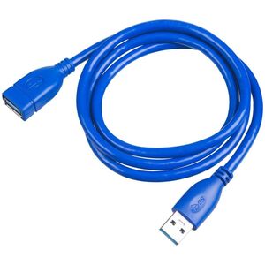 Kabel USB Akyga USB-A - USB-A 1 m Niebieski (AK-USB-28)