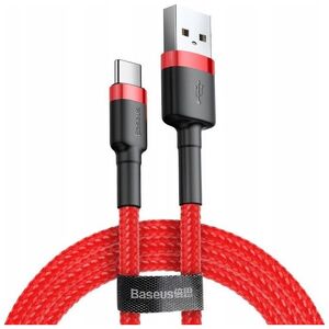 Kabel USB Baseus USB-A - USB-C 1 m Czerwony (SB5710)