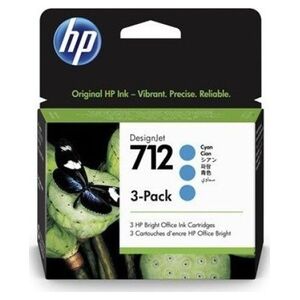 Tusz HP HP Atrament 712 3-Pack 29-ml Cyan DesignJet Ink