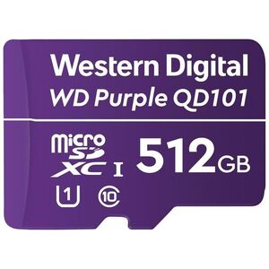 Karta WD Purple MicroSDXC 512 GB Class 10 UHS-I/U1  (WDD512G1P0C)
