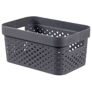 Curver Koszyk do Przechowywania Organizer Szafy Szary 4,5l CURVER uniwersalny