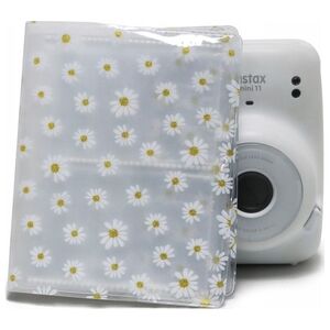 LoveInstant Album Na 64 Zdjęcia Do Fujifilm Instax Mini 8 9 11 Białe Rumianki