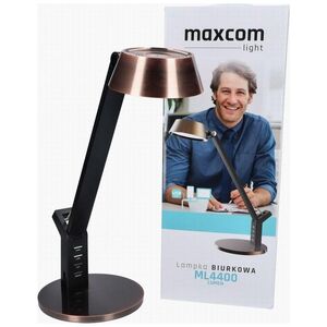 Lampka biurkowa Maxcom czarna  (ML4400COPPER)