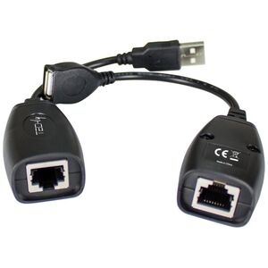 Adapter USB Techly Czarny  (IUSB-EXTENDTY5)