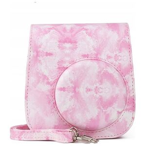Pokrowiec LoveInstant Futerał Etui Pokrowiec Do Fujifilm Instax Mini 11 Akwarele - Różowe Rozmycia