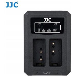 Ładowarka do aparatu JJC Ładowarka Dwukanałowa Podwójna Usb Do Canon Lp-e17