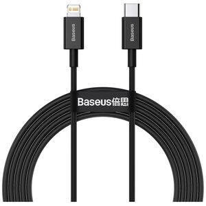 Kabel USB Baseus USB-C - Lightning 2 m Czarny (BSU2663BLK)