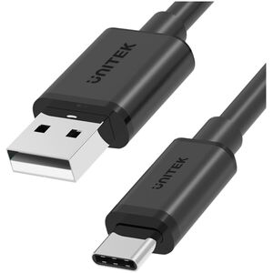 Kabel USB Unitek USB-A - USB-C 0.5 m Czarny (Y-C481BK)