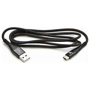 Kabel USB Logo USB-A - USB-C 2 m Czarny