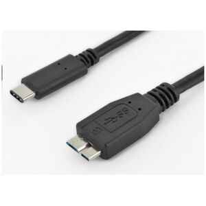 Kabel USB PremiumCord USB-C - micro-B 0.6 m Czarny (ku31cmb06bk)