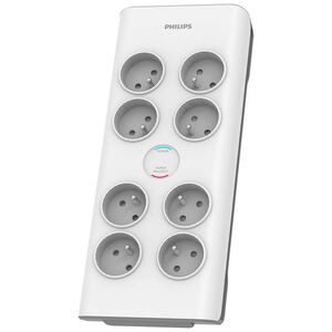 Listwa zasilająca Philips SPN przeciwprzepięciowa 8 gniazd 2 m biała (1_784107)