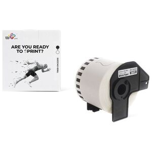 TB Print TB Print Etykiety TBEB-DK22205 Brother Czarny na Białym 62x30.48