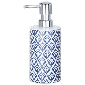 Dozownik do mydła dozownik mydła Lorca 360 ml niebiesko-ceramiczny/biały