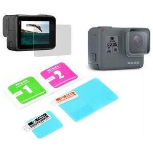 Xrec Zestaw 2w1 Osłona Na Obiektyw + Ekran Lcd Do Gopro Hero 7 6 5 Black