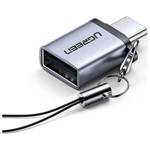 Adapter USB Ugreen US270 USB-C - USB Szary  (UGR1144GRY)
