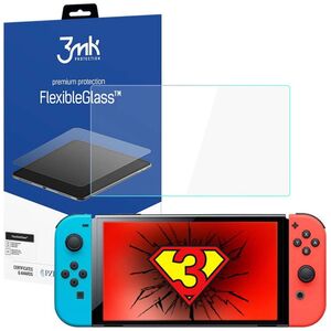 3MK Szkło hybrydowe Flexible Glass 7H do Nintendo Switch Oled