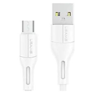Kabel USB Usams USB-A - microUSB 1 m Biały (SJ502USB02)