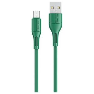 Kabel USB Usams USB-A - microUSB 1 m Zielony (SJ502USB04)