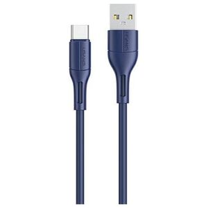 Kabel USB Usams USB-A - USB-C 1 m Niebieski (SJ501USB03)