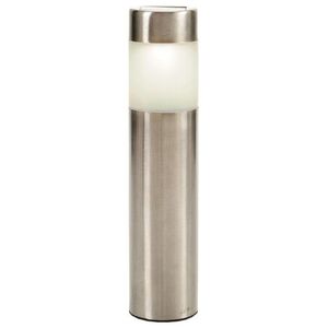 BigBuy reflektor solarny led 38 cm stal nierdzewna/polipropylen srebrny